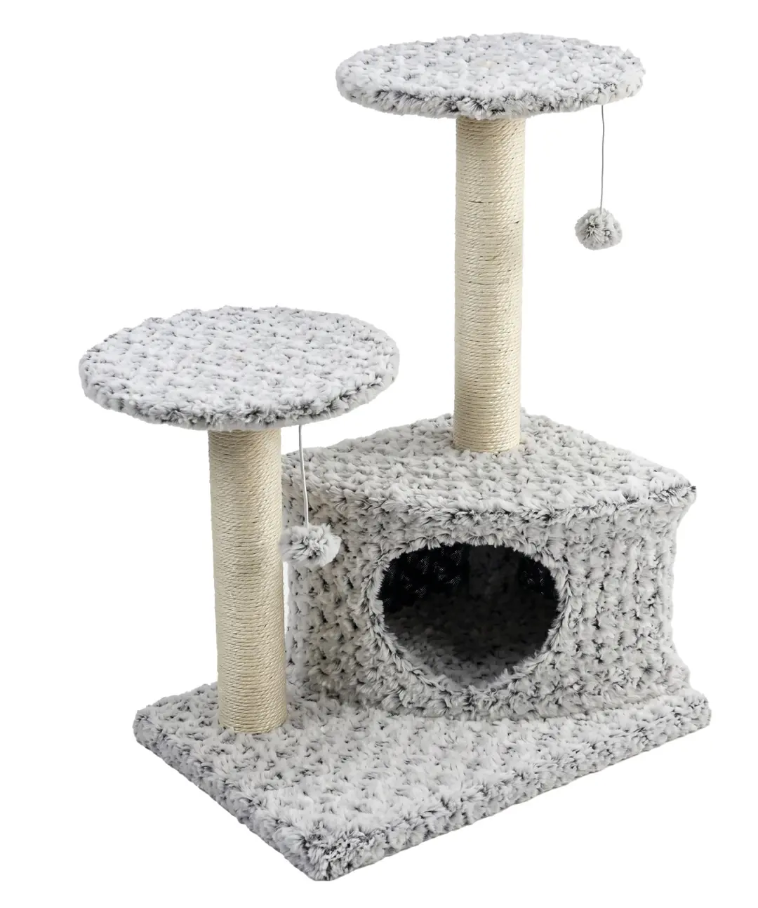 Tommy Gri Kedi Tırmalama Evi 45x33x70