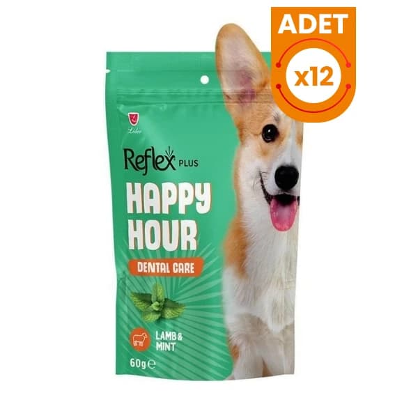Reflex Plus Happy Hour Ağız ve Diş Sağlığı Destekleyici Köpek Ödül Maması {'id': 'cccf5985-f52a-4d07-8c33-50cc2bf5ab27', 'name': '12 Adet', 'colorCode': '', 'thumbnailImageId': '', 'variantTypeId': '9fdea2e5-dd25-4cce-b6e6-eaf819769ee6'} {'id': 'cf7239da-89b1-409b-bb3a-9dd6e3605aef', 'name': '60 Gr', 'colorCode': '', 'thumbnailImageId': '', 'variantTypeId': '441e88da-dca6-4a8d-87d4-d09e059ec0d0'}