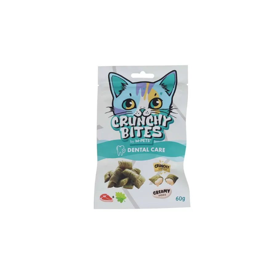 M-Pets Crunchy Bites Dental Care Diş Sağlığını Destekleyen Kedi Ödülü 60 Gr 60g