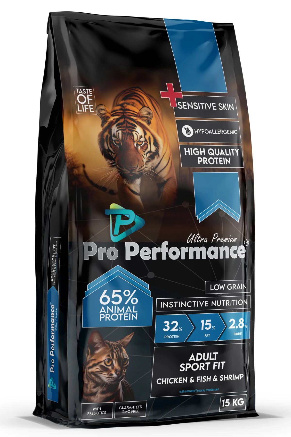 Pro Performance Sport Fit Tavuk Balık ve Karidesli Yetişkin Kedi Maması - 15 Kg