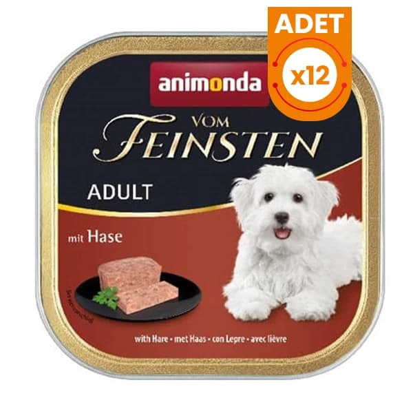 Animonda Vom Feinsten Tavşan Etli Yetişkin Köpek Konservesi