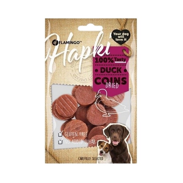 Flamingo Hapki Coins Ördekli Glutensiz Köpek Ödül Maması