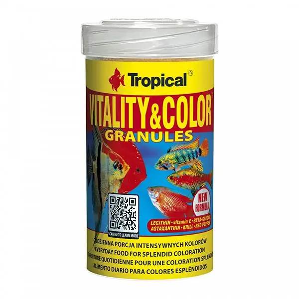 Tropical Vitality&Color Granules Renk Arttırıcı Granül Balık Yemi