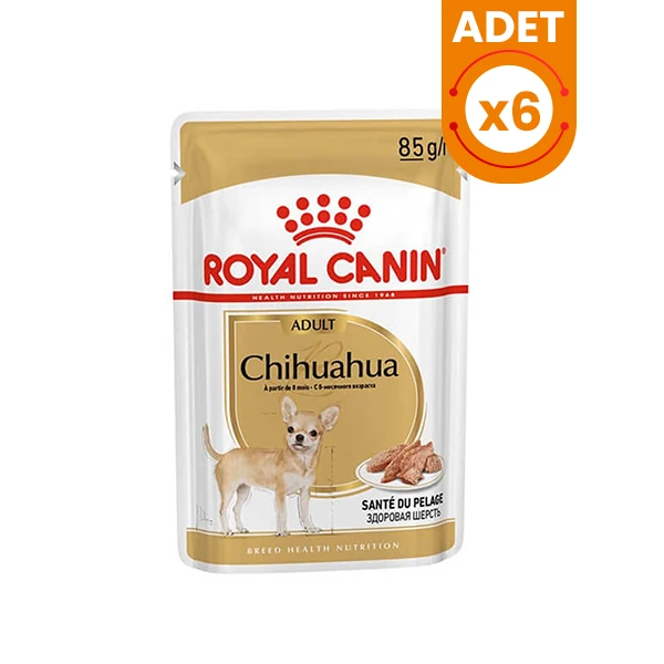 Royal Canin Chihuahua Adult Pouch Konserve Köpek Maması - 85 Gr 6 Adet