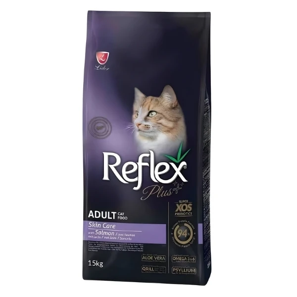 Reflex Plus Skin Care Somonlu Yetişkin Kedi Maması - 15 Kg