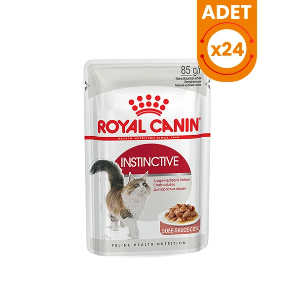 Royal Canin İnstinctive Gravy Pouch Konserve Kedi Maması - 24 Adet 85 Gr