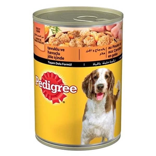 Pedigree Tavuklu ve Havuçlu Yetişkin Konserve Köpek Maması