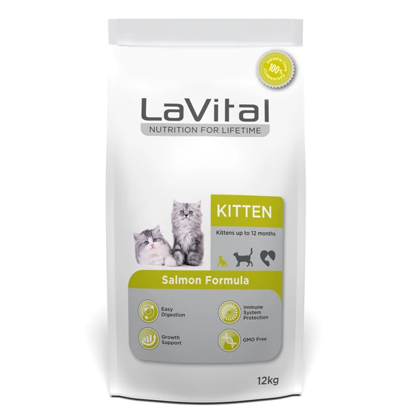 Lavital Kitten Somonlu Yavru Kedi Maması