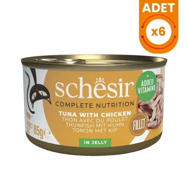 Schesir Ton Balıklı ve Tavuklu Jöleli Konserve Kedi Maması