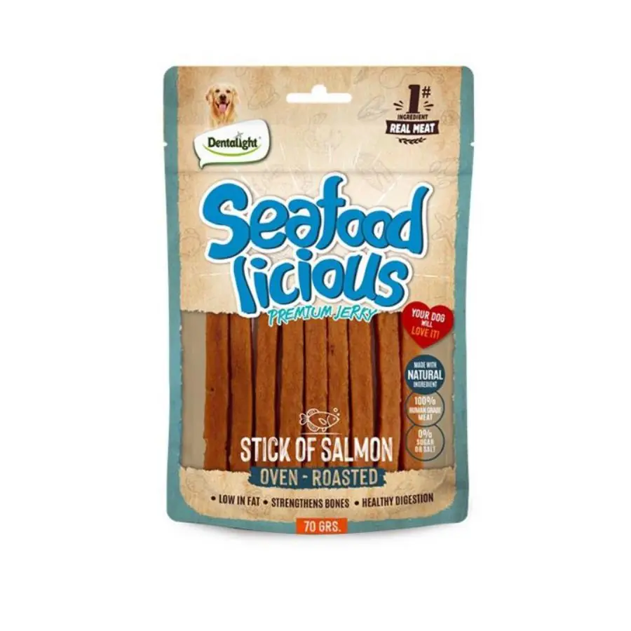 Dentalight Seafood Stick Somon Balıklı Köpek Ödül Çubuğu