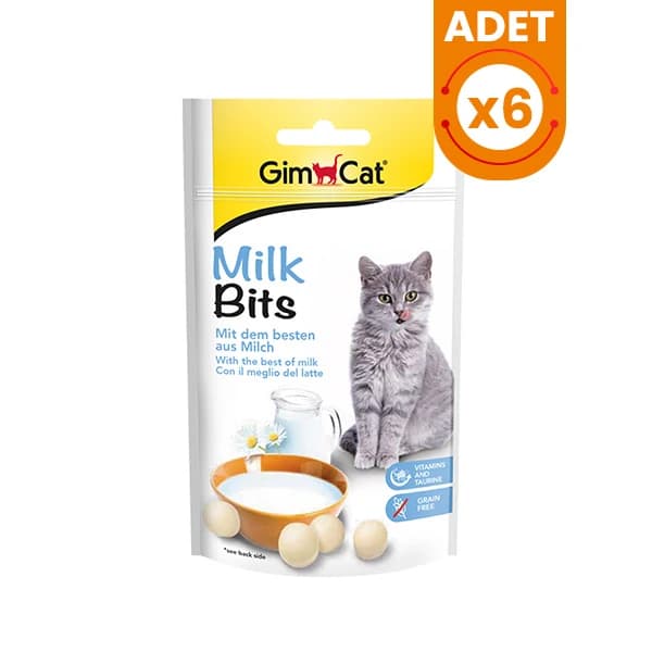 Gimcat Milk Bits Sütlü Kedi Ödül Maması Tablet