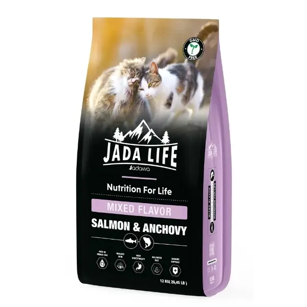 Jadawa Adult Salmon and Anchovy Mixed Flavour Cat Food
