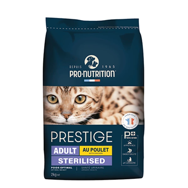 Pro Nutrition Prestige Adult Sterilised Tavuklu Kısırlaştırılmış Yetişkin Kedi Maması - 2 Kg