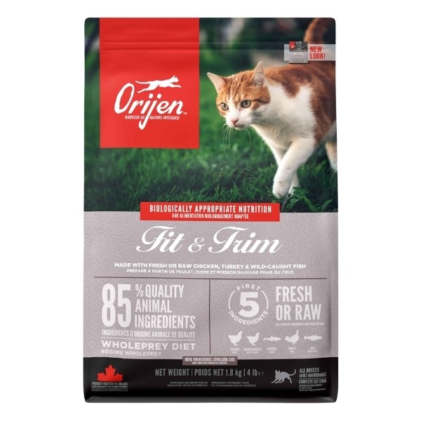 Orijen Fit-Trim Tahılsız Kilo Kontrolü için Diyet Kedi Maması