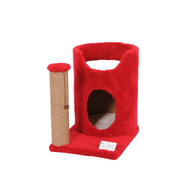 Cat Hause S04 Oval Yuvalı Kedi Tırmalama Evi