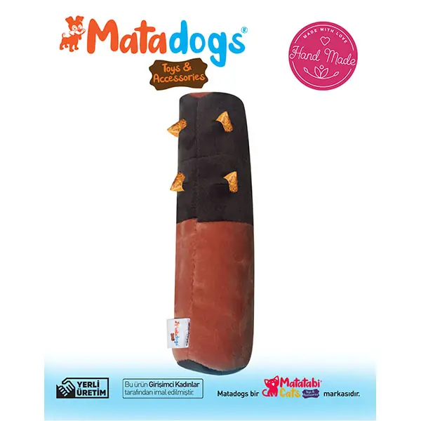 Mata Dogs Rull Rulo Şekilli Köpek Oyuncağı