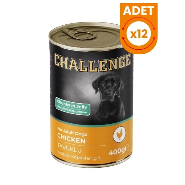Challenge Tavuklu Yetişkin Konserve Köpek Maması