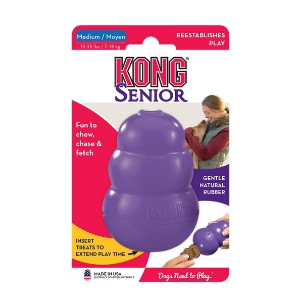 Kong Senior Ödül Hazneli Hafif Yumuşak Yaşlı Köpek Oyuncağı