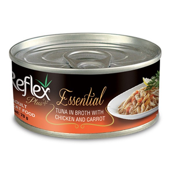 Reflex Plus Ton Balık Tavuklu Yetişkin Konserve Kedi Maması