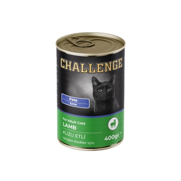 Challenge Pate Kuzu Etli Yetişkin Konserve Kedi Maması