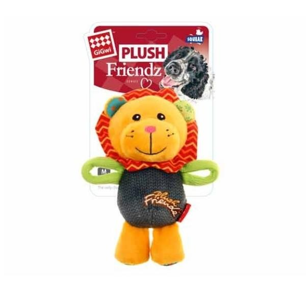 Gigwi Plush Friendz Sesli Aslan Peluş Köpek Oyuncağı