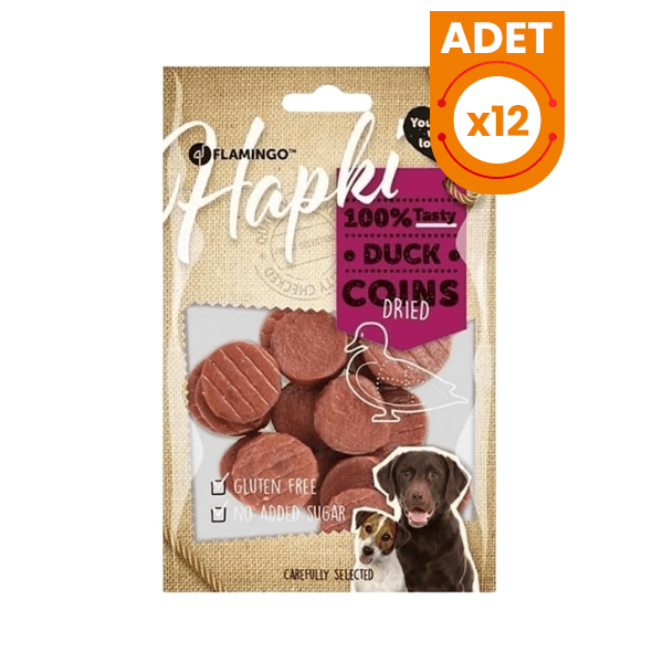 Flamingo Hapki Coins Ördekli Glutensiz Köpek Ödül Maması
