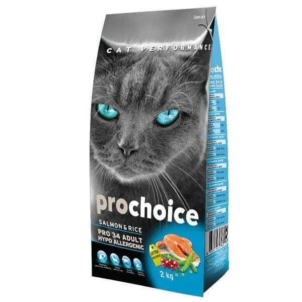 Pro Choice Pro 34 Adult Somonlu Yetişkin Kedi Maması - 2 Kg