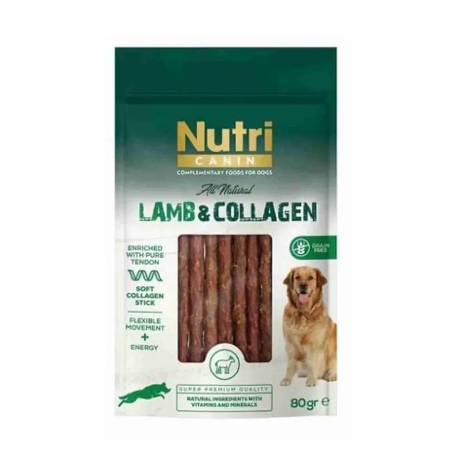 Nutri Canin Collagen Kuzu Etli Yumuşak Çubuk Köpek Ödülü