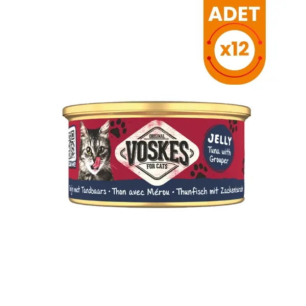 Voskes Ton Balığı ve Orfoz Yetişkin Konserve Kedi Maması