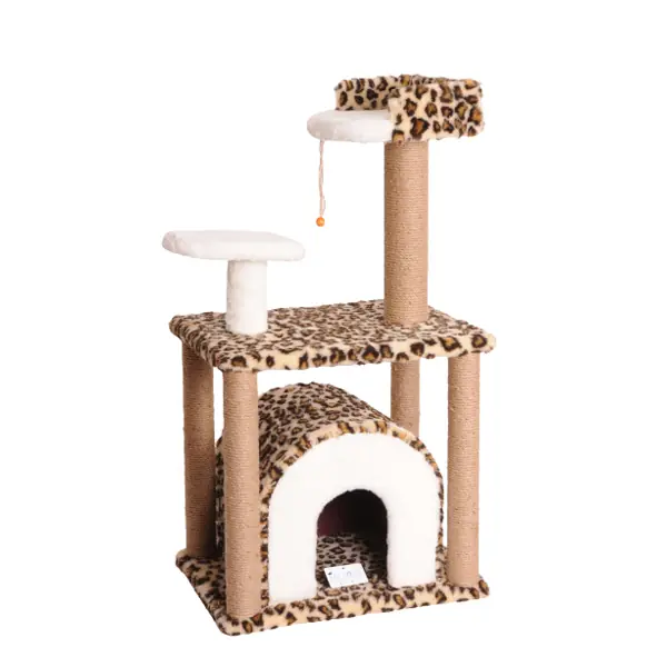 Cat Hause S01 Yuvalı Kedi Tırmalama Evi