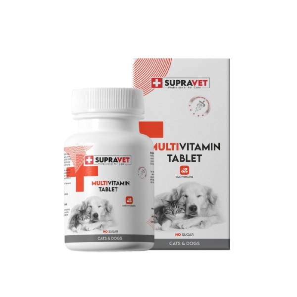 Supravet Kedi ve Köpekler için Multivitamin Tablet