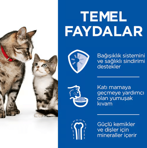 Hills Science Plan Kitten & Mother Tavuk ve Hindili Anne ve Yavru Kedi Konservesi