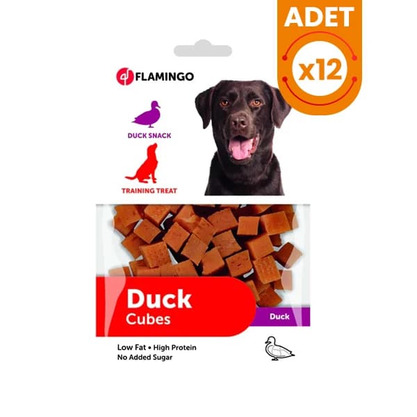 Flamingo Ördekli Küp Köpek Ödül Maması