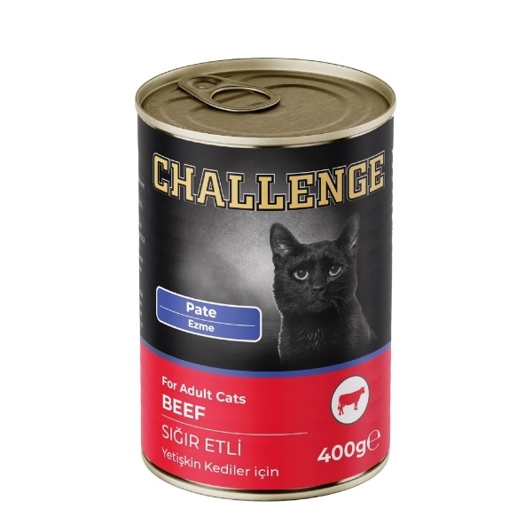Challenge Pate Sığır Etli Yetişkin Konserve Kedi Maması