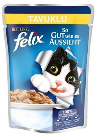 Felix Tavuklu Yetişkin Yaş Kedi Maması