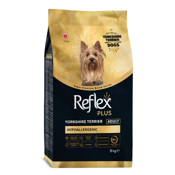 Reflex Plus Yorkshire Terrier Hypoallergenic Tavuklu Yetişkin Köpek Maması - 8 Kg