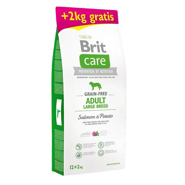 Brit Care Adult Tahılsız Somonlu Patatesli Büyük Irk Yetişkin Köpek Maması