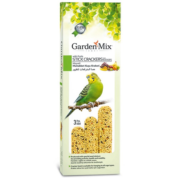 Garden Mix Meyveli Muhabbet Kuşu Krakeri