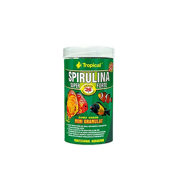 Tropical Spırulına Super Forte Mini Granulat Yüksek Besin GereksiniMli Özel Balık Yemi