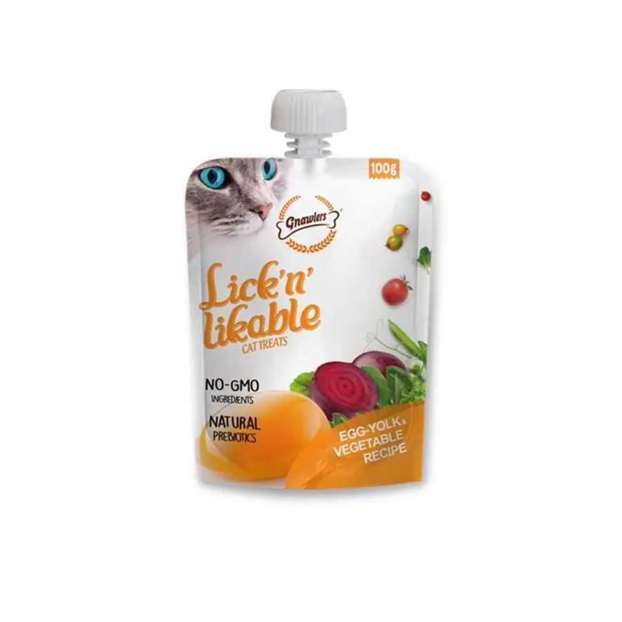 Gnawlers Yumurta Sarısı ve Sebzeli Krema Kedi Ödül Maması