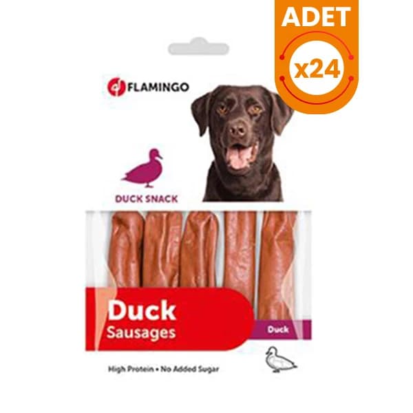 Flamingo Ducksnack Ördekli Sosis Köpek Ödül Maması