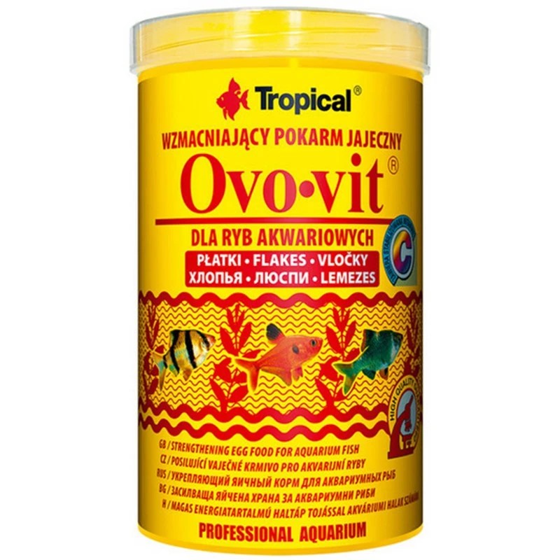 Tropical Ovo-Vit Yumurta Sarılı Vitaminli Pul Balık Yemi