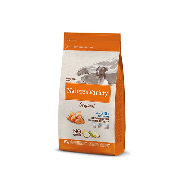 Natural Variety Somonlu Tahılsız Yetişkin Küçük Irk Köpek Maması