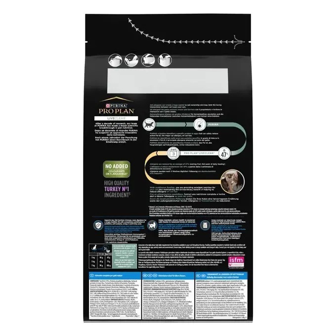 Pro Plan Liveclear Hindili Yaşlı Kısırlaştırılmış Kedi Maması