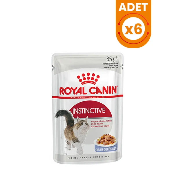 Royal Canin İnstınctive Jelly Pouch Konserve Kedi Maması - 6 Adet 85 Gr