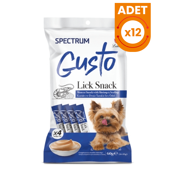 Spectrum Gusto Karidesli ve Deniz Taraklı Sıvı Yetişkin Köpek Ödül Maması