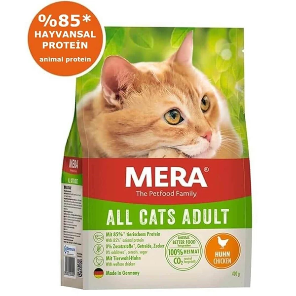 Mera Adult Tahılsız Tavuklu Yetişkin Kedi Maması - 10 Kg