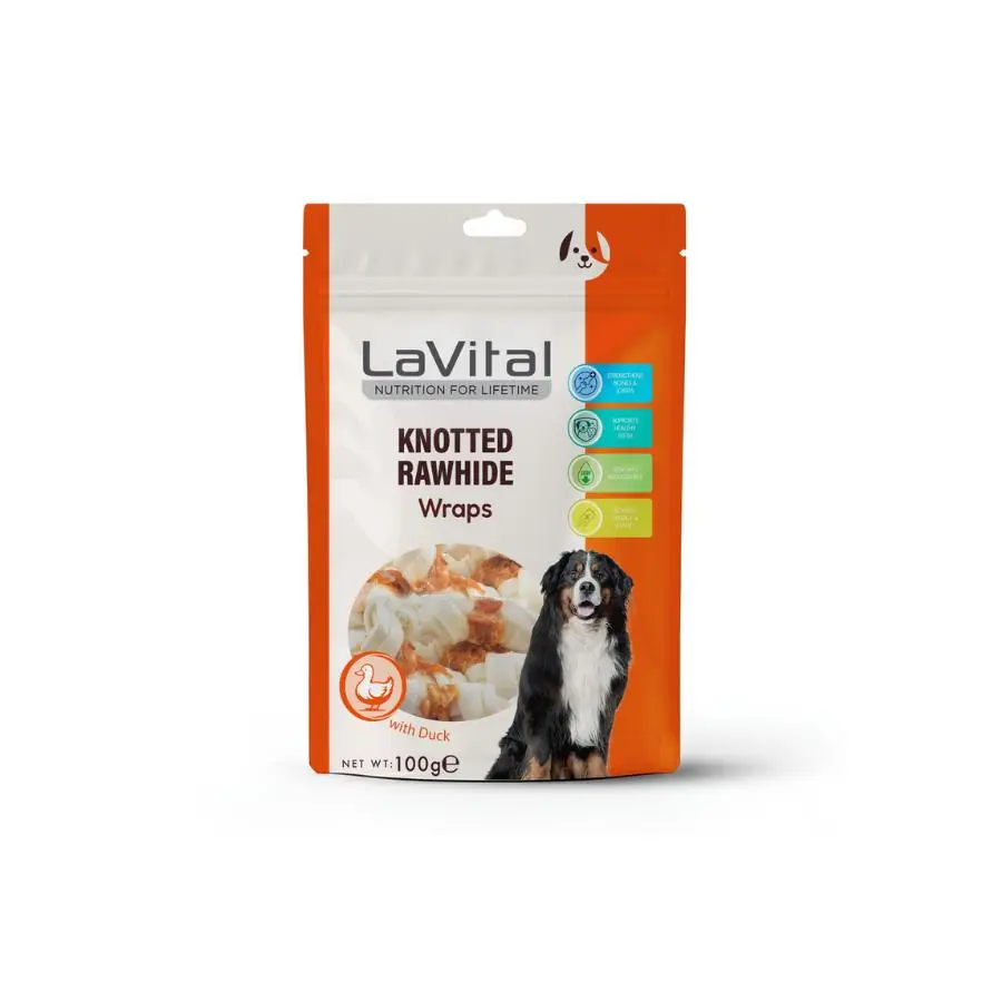 LaVital Ördek Etli Sarılı Kemik Köpek Ödülü