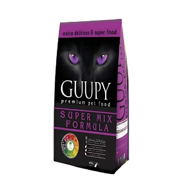 Guupy Premium Super Mix Formula Yetişkin Kedi Maması