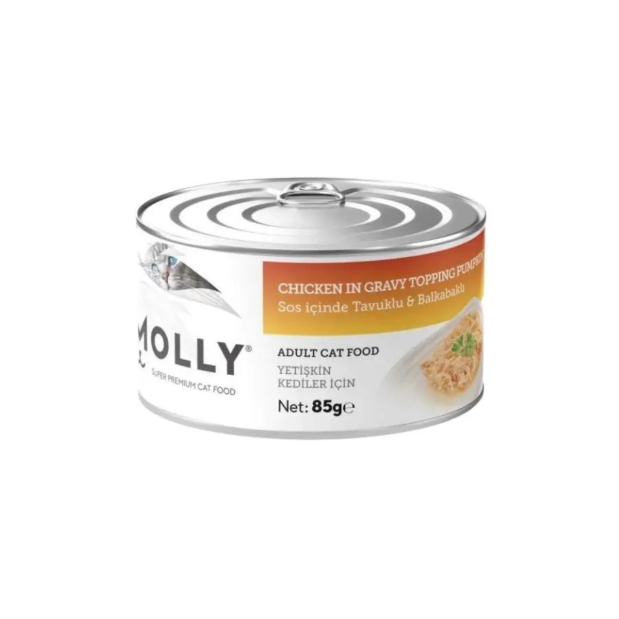 Molly Chicken and Pumpkin in Sauce Grain-Free Adult Wet Cat Food